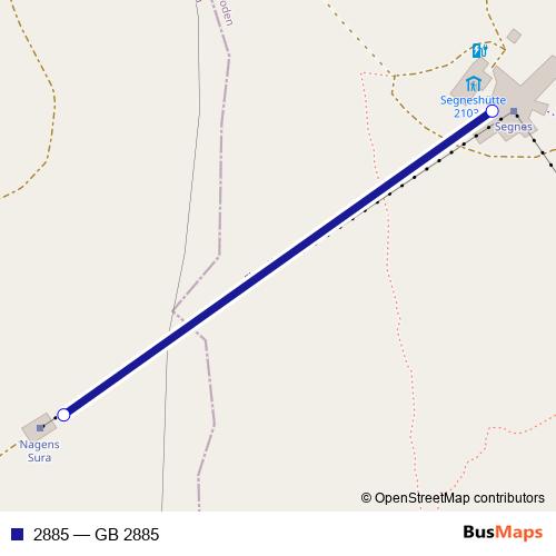 2885 cable-car Line Map