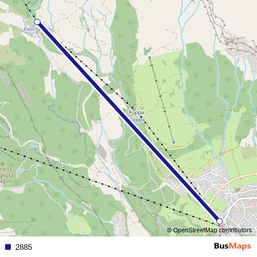 2885 cable-car Line Map