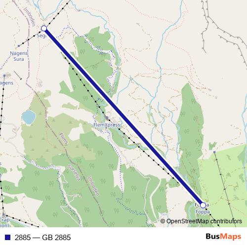 2885 cable-car Line Map