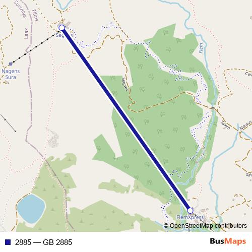 2885 cable-car Line Map