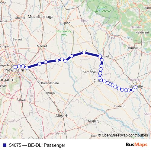 54075 rail Line Map