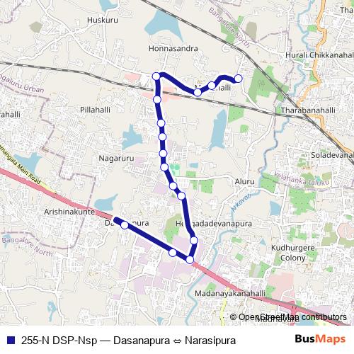 255-N DSP-Nsp bus Line Map