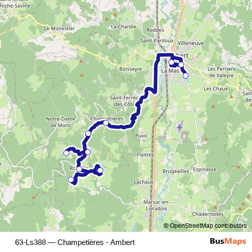 63-Ls388 bus Line Map