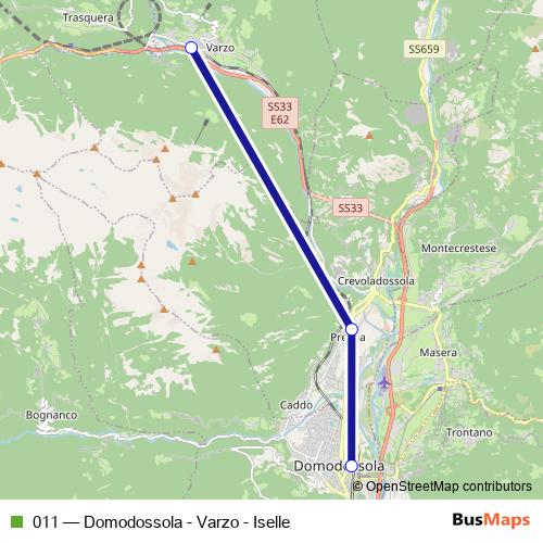 011 bus Line Map