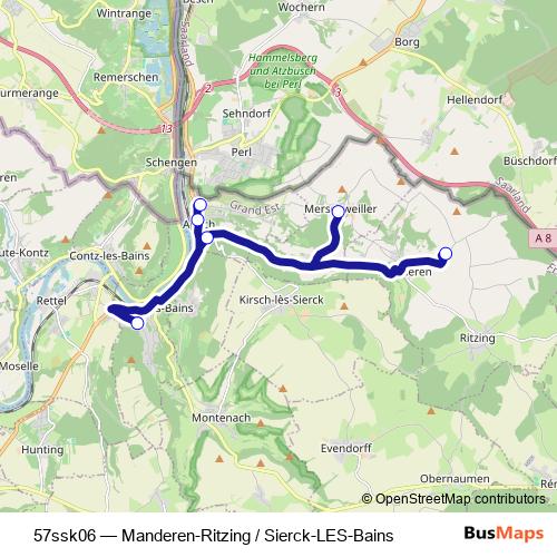 57ssk06 bus Line Map