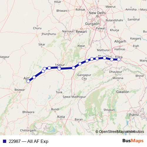 22987 rail Line Map