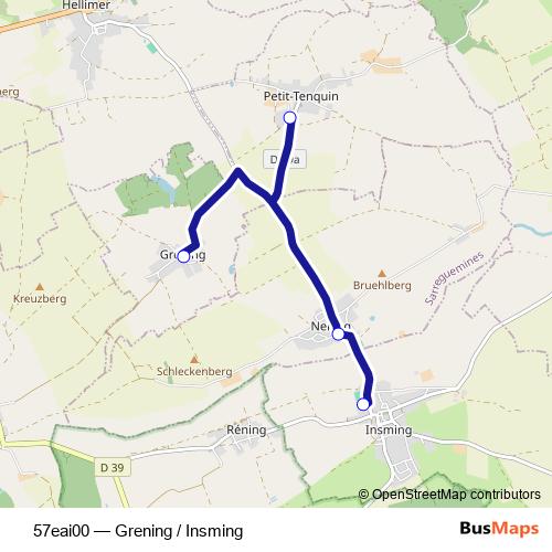 57eai00 bus Line Map