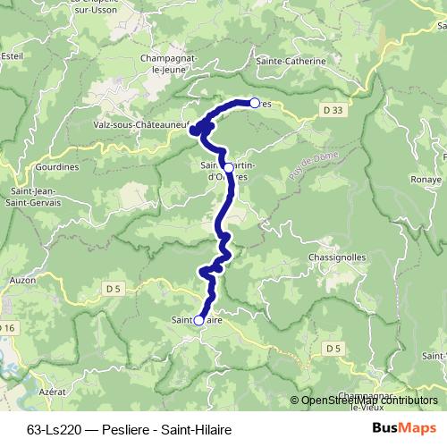 63-Ls220 bus Line Map