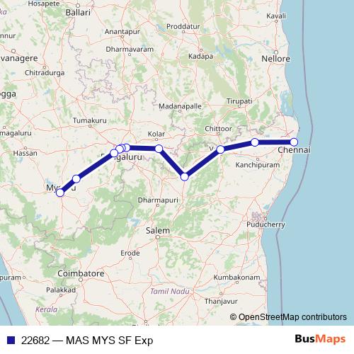 22682 rail Line Map