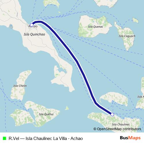 R.Vel ferry Line Map