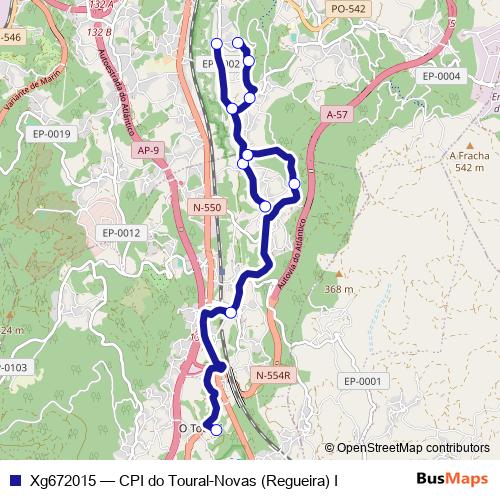 Xg672015 bus Line Map