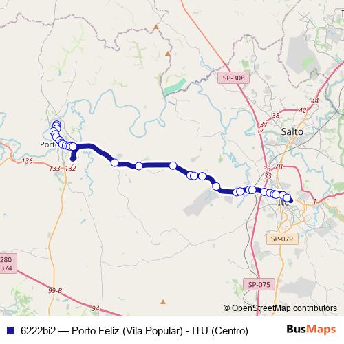 6222bi2 bus Line Map