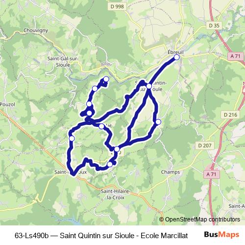 63-Ls490b bus Line Map