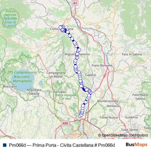 Pm066d bus Line Map