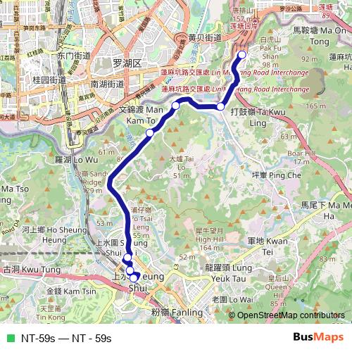 NT-59s bus Line Map
