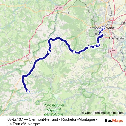 63-Ls107 bus Line Map