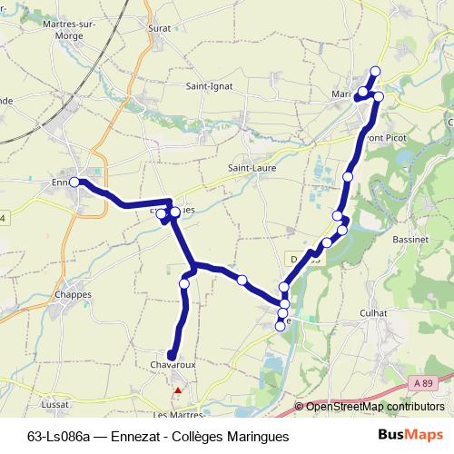 63-Ls086a bus Line Map