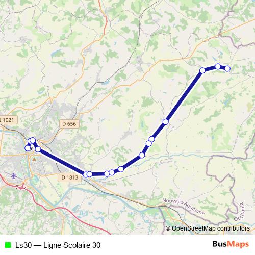 Ls30 bus Line Map