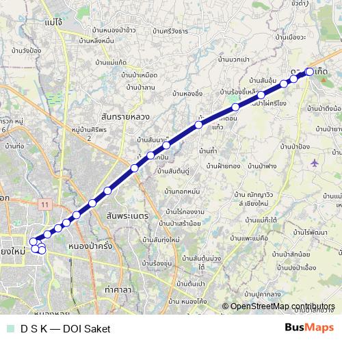 D S K bus Line Map