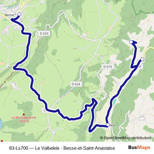 63-Ls700 bus Line Map