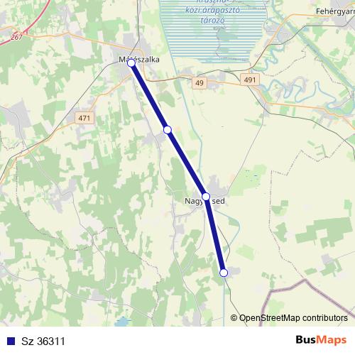 Sz 36311 rail Line Map