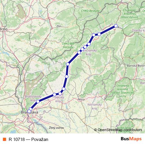 R 10718 rail Line Map