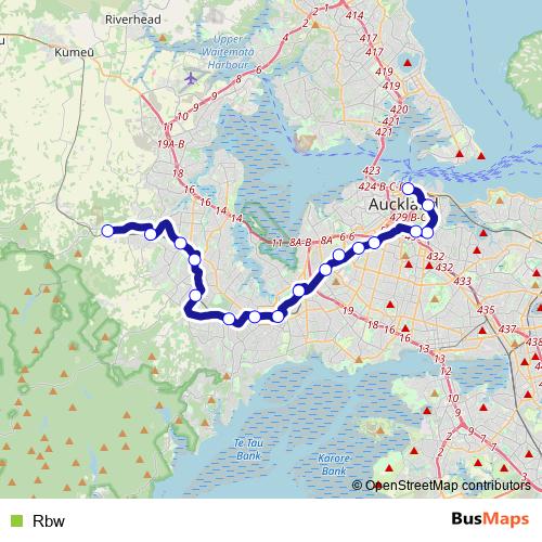 Rbw bus Line Map
