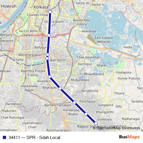 34411 rail Line Map