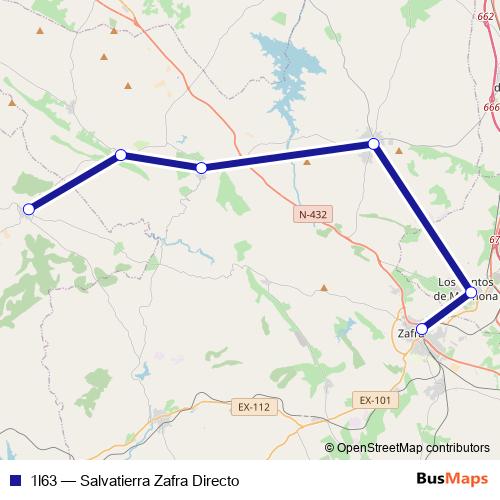 1l63 bus Line Map