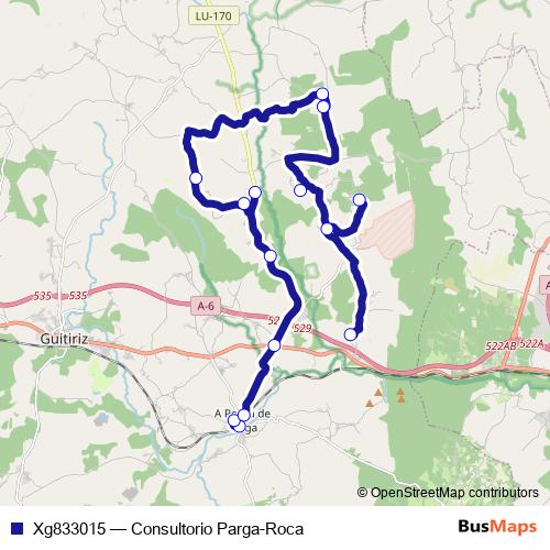 Xg833015 bus Line Map