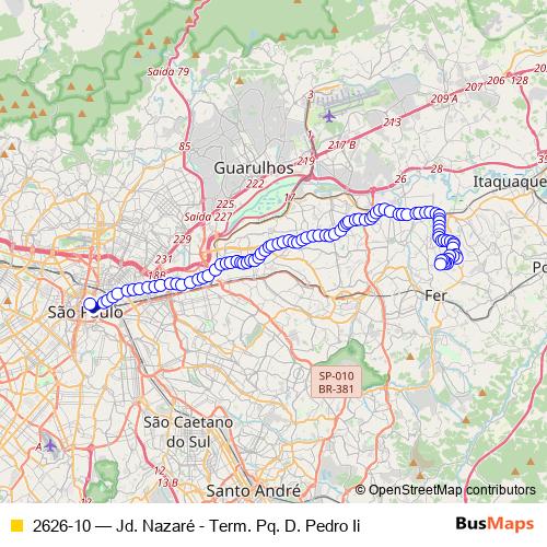 2626-10 bus Line Map