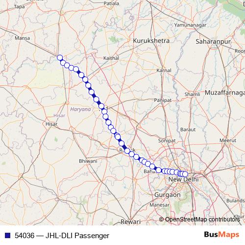 54036 rail Line Map