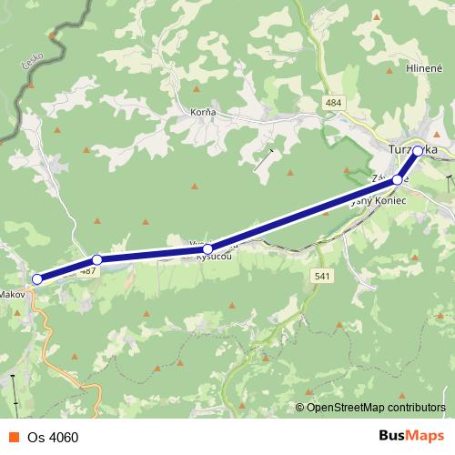 Os 4060 rail Line Map