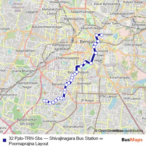 32 Pplo-TRN-Sbs bus Line Map