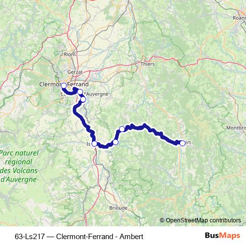 63-Ls217 bus Line Map