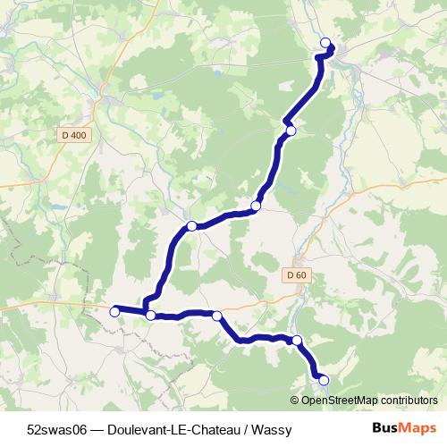 52swas06 bus Line Map