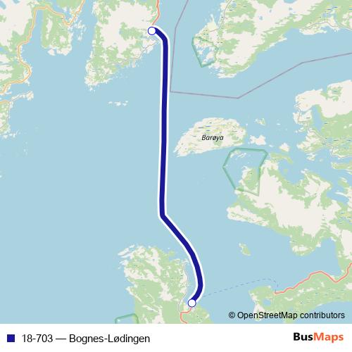 18-703 ferry Line Map
