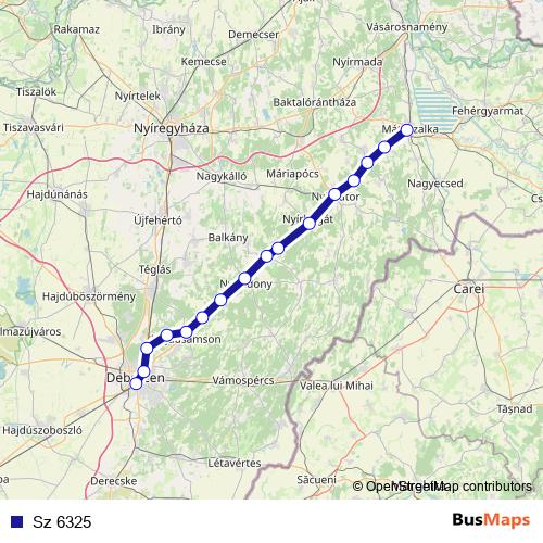 Sz 6325 rail Line Map
