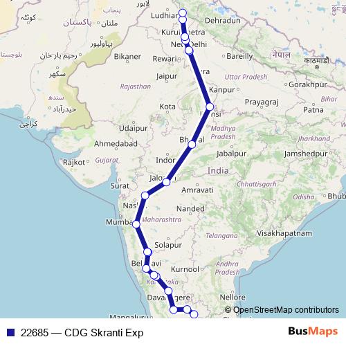 22685 rail Line Map