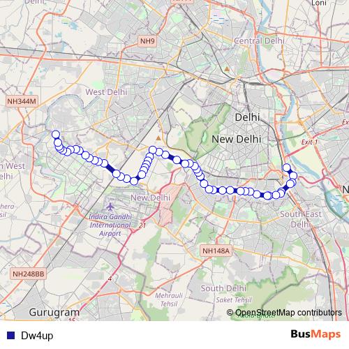 Dw4up bus Line Map