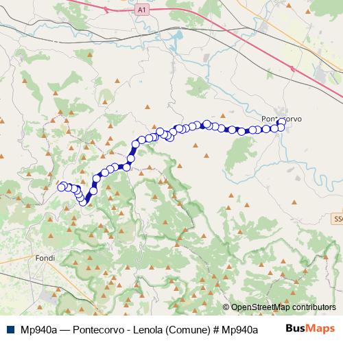 Mp940a bus Line Map