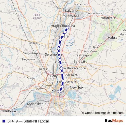 31419 rail Line Map