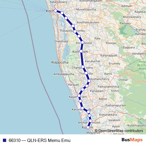 66310 rail Line Map