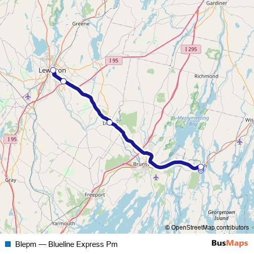 Blepm bus Line Map