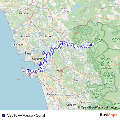 Vsd16 bus Line Map