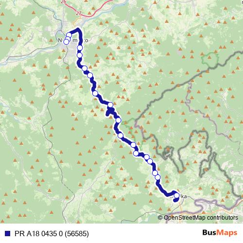 PR A18 0435 0 (56585) bus Line Map