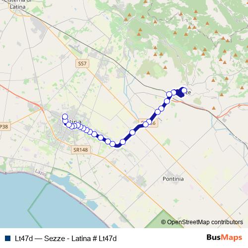 Lt47d bus Line Map