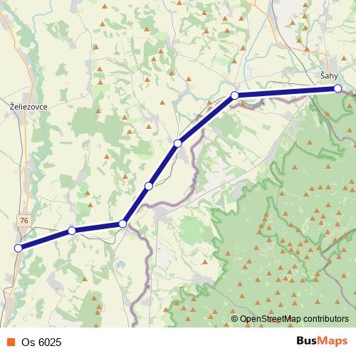 Os 6025 rail Line Map