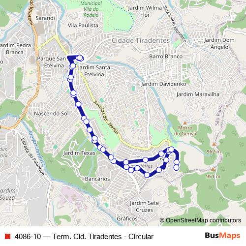 4086-10 bus Line Map