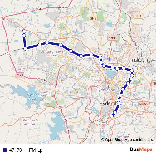 47170 rail Line Map